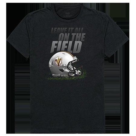 W REPUBLIC W Republic Apparel 524-154-E27-01 Valparaiso University Gridiron Mens Tee Shirt - Black; Small 524-154-E27-01